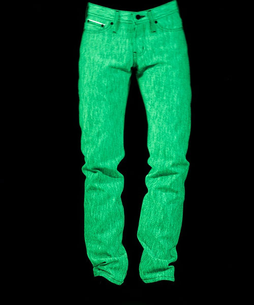 Джинсы Naked & Famous glow-in-the-dark
